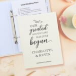 Personalised 'Our Greatest Adventure Has Just Begun' Wedding Planner - Image 11