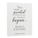 Personalised 'Our Greatest Adventure Has Just Begun' Wedding Planner - Image 14