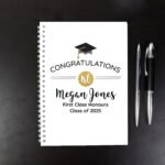 Personalised 'Congratulations' Graduation A5 Notebook