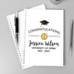 Personalised 'Congratulations' Graduation A5 Notebook - Image 3