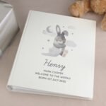 Personalised Baby Bunny Design Square Photo Album
