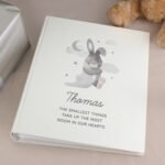 Personalised Baby Bunny Design Square Photo Album - Image 3