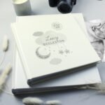 Personalised New Baby Moon & Stars Design Square Photo Album - Image 6