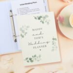 Personalised Botanical Design Wedding Planner