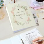Personalised Any Message Floral Watercolour Design Wedding Planner - Image 2