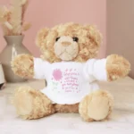 Personalised 'I'd Pick You' Floral Design Plush Teddy Bear - Image 2