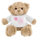 Personalised 'I'd Pick You' Floral Design Plush Teddy Bear - Image 4
