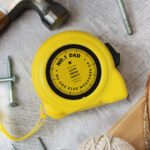 Personalised 'No One Else Measures Up' Yellow Tape Measure