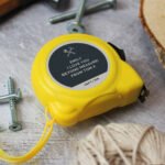 Personalised Any Message Tools Motif Yellow Tape Measure - Image 4