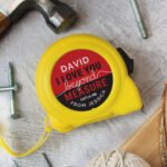Personalised 'I Love You Beyond Measure' Yellow Tape Measure - Image 4