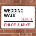 Personalised London Street Sign Design Aluminium Sign