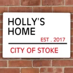 Personalised London Street Sign Design Aluminium Sign - Image 2