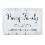 Personalised Any Message Rustic Design Aluminium Sign - Image 3