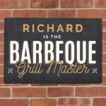 Personalised 'Barbeque Grill Master' Aluminium Sign - Image 2