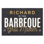 Personalised 'Barbeque Grill Master' Aluminium Sign - Image 3