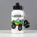 Personalised Children's Monster Truck Design Aluminium Drinks Bottle