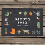 Personalised Any Message Gardening Themed Aluminium Sign - Image 2