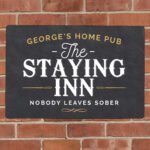 Personalised 'The Staying Inn' Aluminium Sign - Image 2
