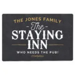 Personalised 'The Staying Inn' Aluminium Sign - Image 4