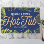 Personalised 'Hot Tub' Aluminium Sign - Image 2
