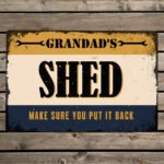 Personalised Any Message Aluminium Garage Sign