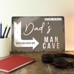 Personalised 'Man Cave' Aluminium Sign - Image 2