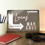 Personalised 'Man Cave' Aluminium Sign - Image 5