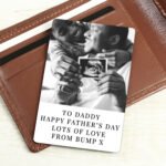 Personalised Any Message Photo Upload Metal Wallet Card