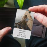Personalised Any Message Photo Upload Metal Wallet Card - Image 3