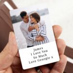Personalised Any Message Photo Upload Metal Wallet Card - Image 4