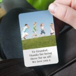 Personalised Any Message Photo Upload Metal Wallet Card - Image 5