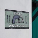 Personalised Workshop Tools Design Aluminium Sign - Image 3