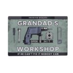 Personalised Workshop Tools Design Aluminium Sign - Image 5