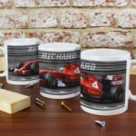 Personalised Formula 1 Racing Car Photograph Ceramic Mug - Image 2