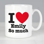 Personalised Big Heart Design Ceramic Mug - Image 2