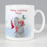 Personalised Me to You Bear Holding Present Christmas Ceramic Mug