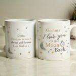 Personalised 'I Love You To The Moon & Back' Ceramic Mug