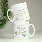 Personalised 'I Love You To The Moon & Back' Ceramic Mug - Image 3