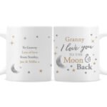 Personalised 'I Love You To The Moon & Back' Ceramic Mug - Image 5
