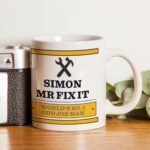 Personalised Any Message Tools Motif Ceramic Mug - Image 4