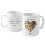 Personalised 1896-1904 Revised New Map Heart Design Ceramic Mug - Image 8