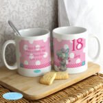 Personalised Me to You Birthday Big Age Pink Ceramic Mug