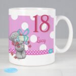 Personalised Me to You Birthday Big Age Pink Ceramic Mug - Image 2