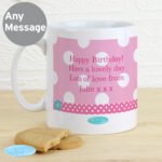 Personalised Me to You Birthday Big Age Pink Ceramic Mug - Image 5