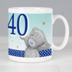 Personalised Me to You Birthday Big Age Blue Ceramic Mug