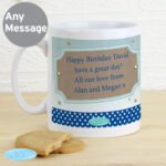 Personalised Me to You Birthday Big Age Blue Ceramic Mug - Image 4