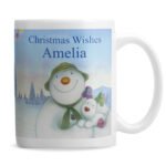 Personalised Traditional The Snowman and the Snowdog Ceramic Mug - Image 4