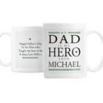 Personalised 'My Dad is My Hero' Ceramic Mug - Image 4