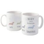 Personalised Dachshund Dog Breed Motif Ceramic Mug - Image 5