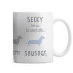 Personalised Dachshund Dog Breed Motif Ceramic Mug - Image 6